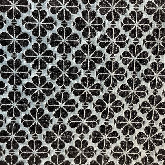 Kate Spade Blue and Black Floral Knit Scarf Size: 71” x 11” - Picture 8 of 11